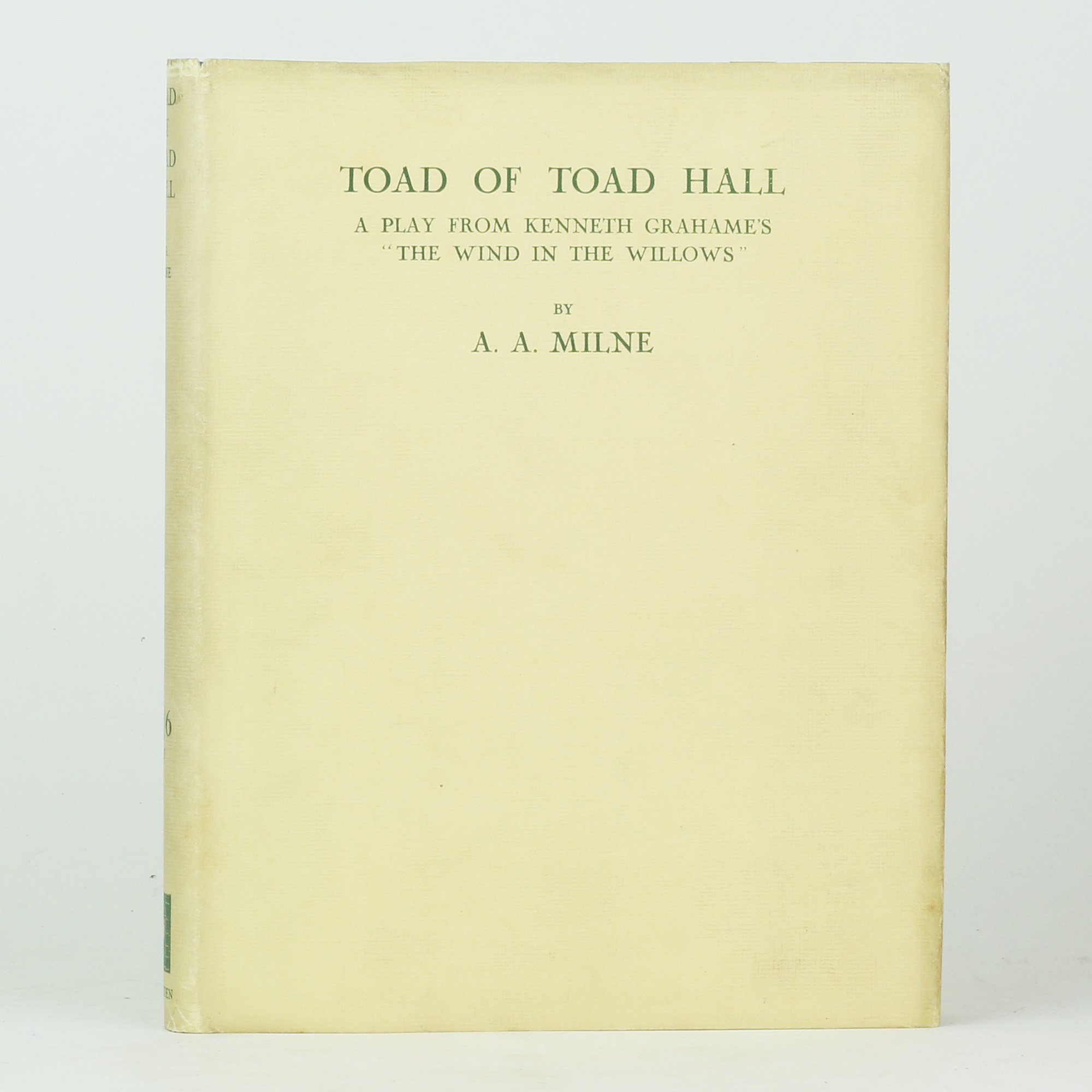 Toad Of Toad Hall By Milne A A Jonkers Rare Books