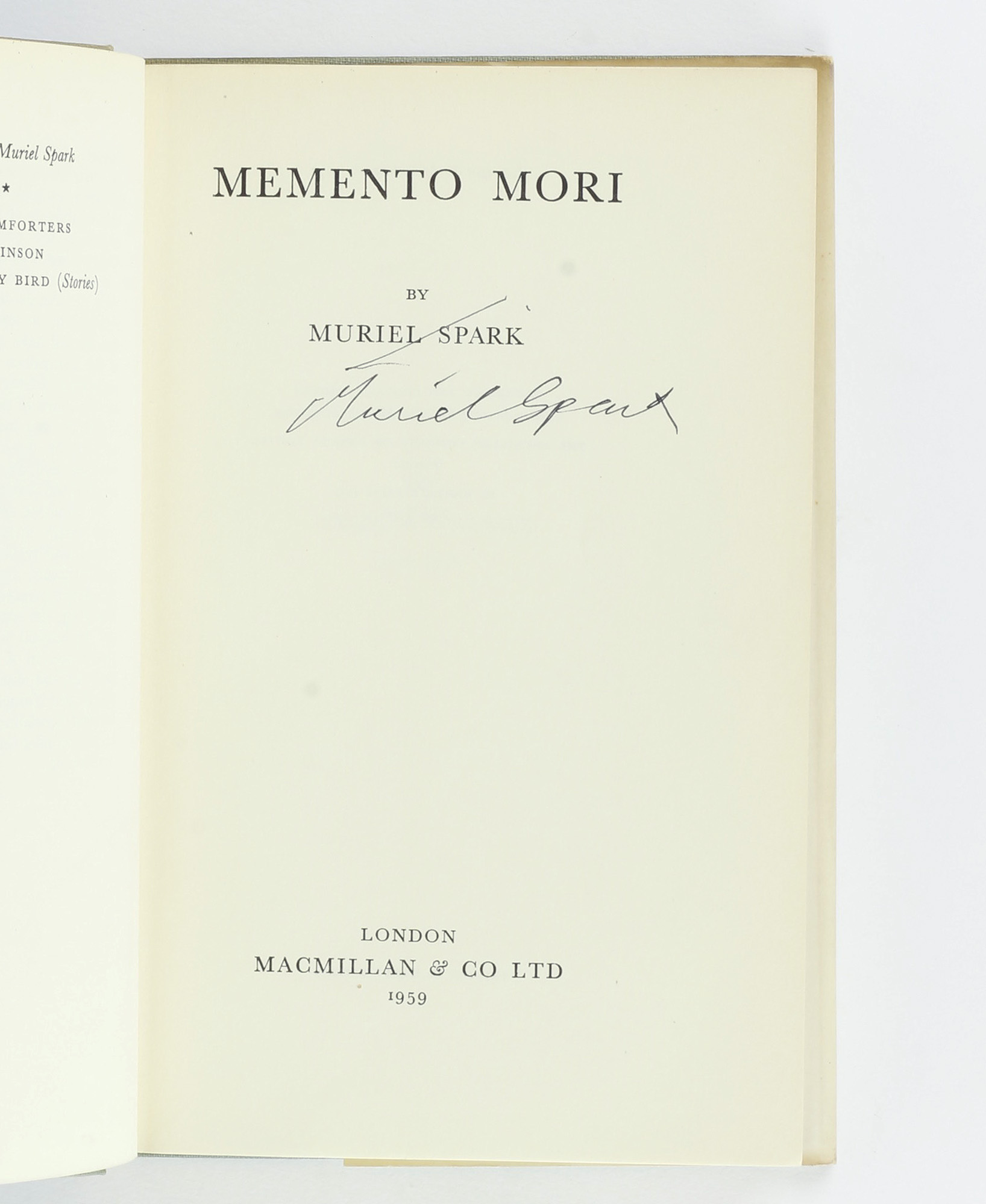 Memento mori - Muriel Spark