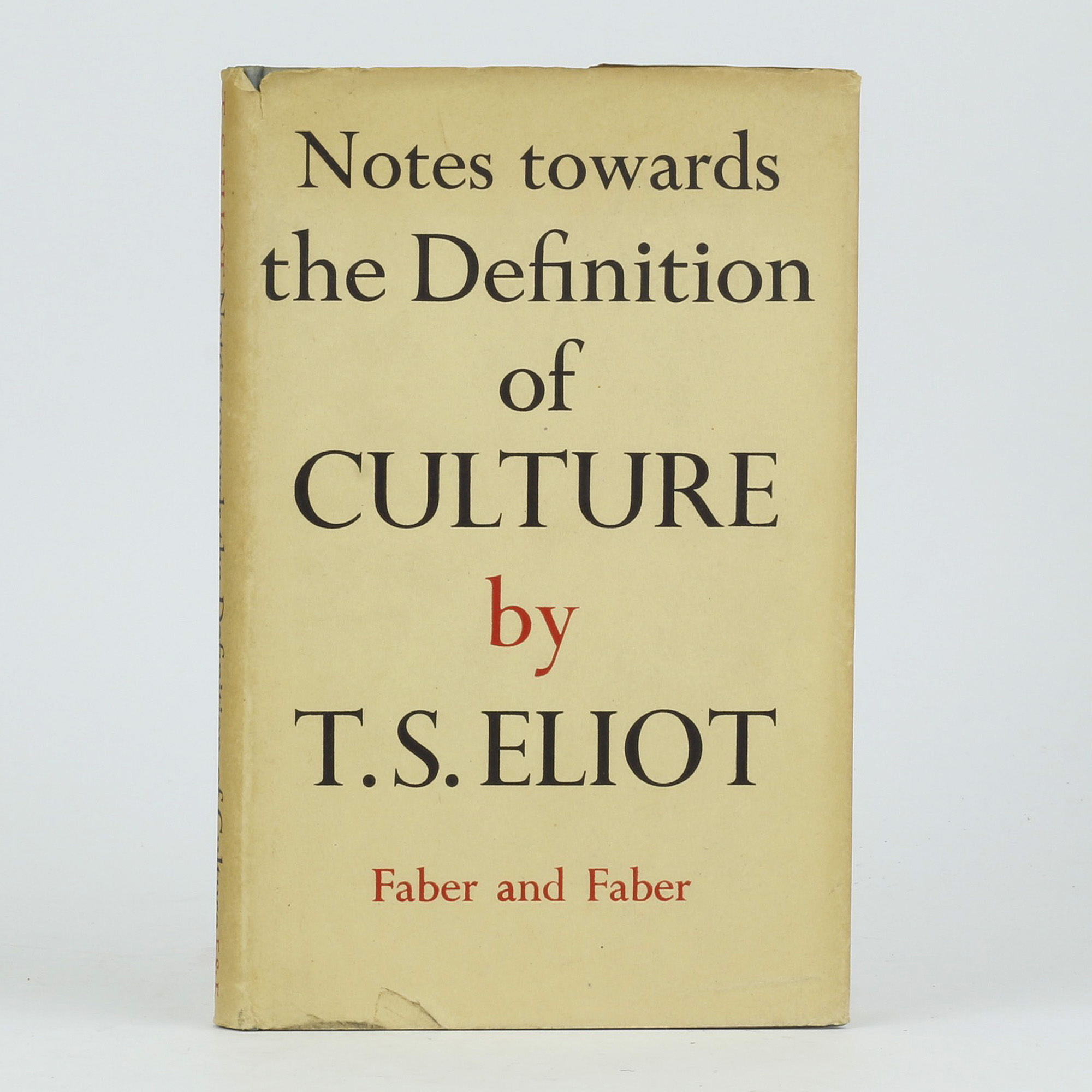 1963 buy Notes towards the Definition of Culture T S Eliot Dust Wrapper Sixth Imp