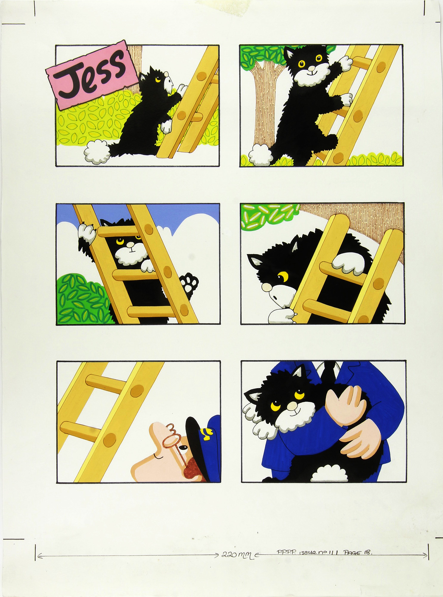 Postman Pat Original Story Board Artwork - , 