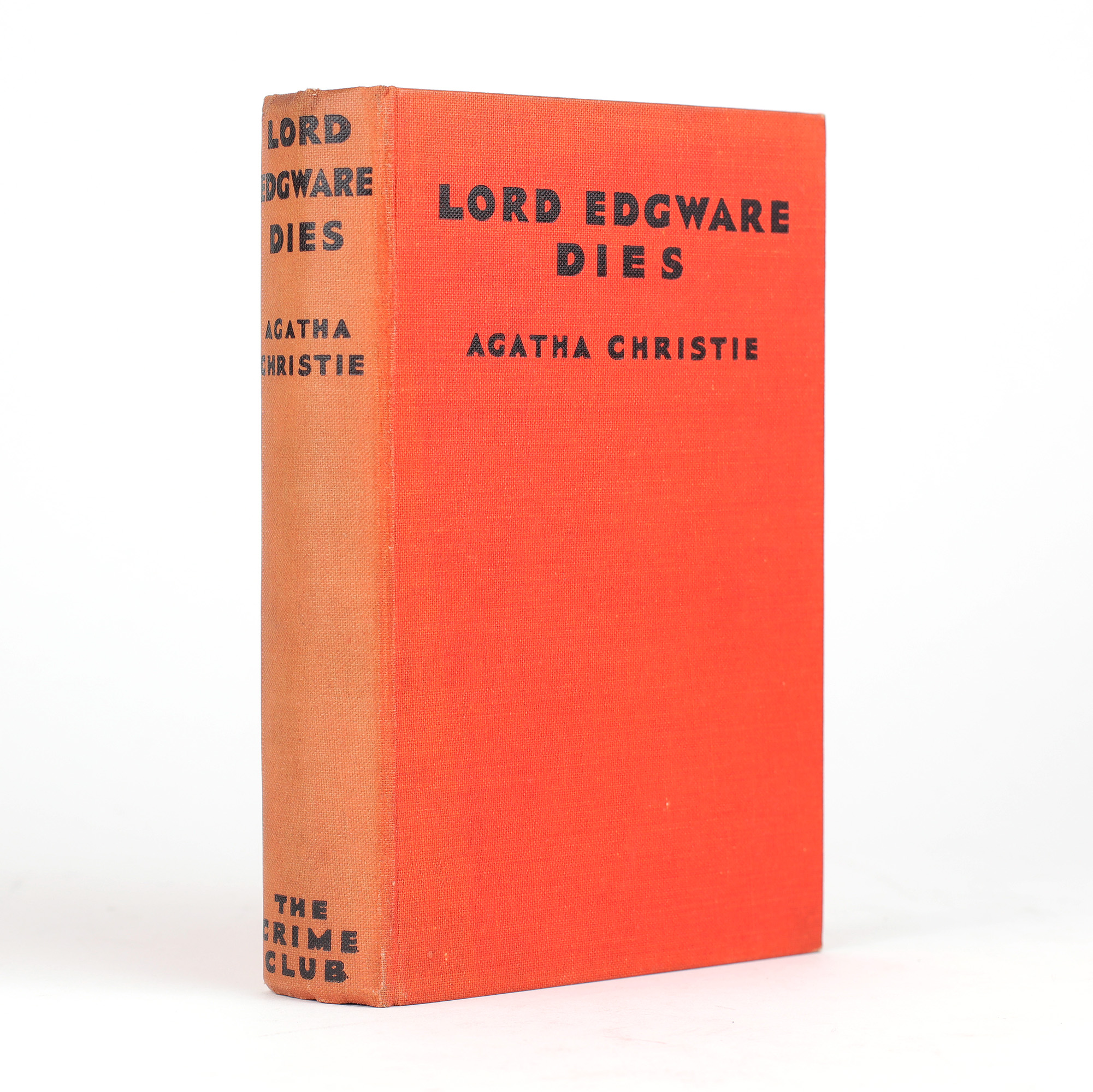 Lord Edgware Dies By Christie Agatha Jonkers Rare Books