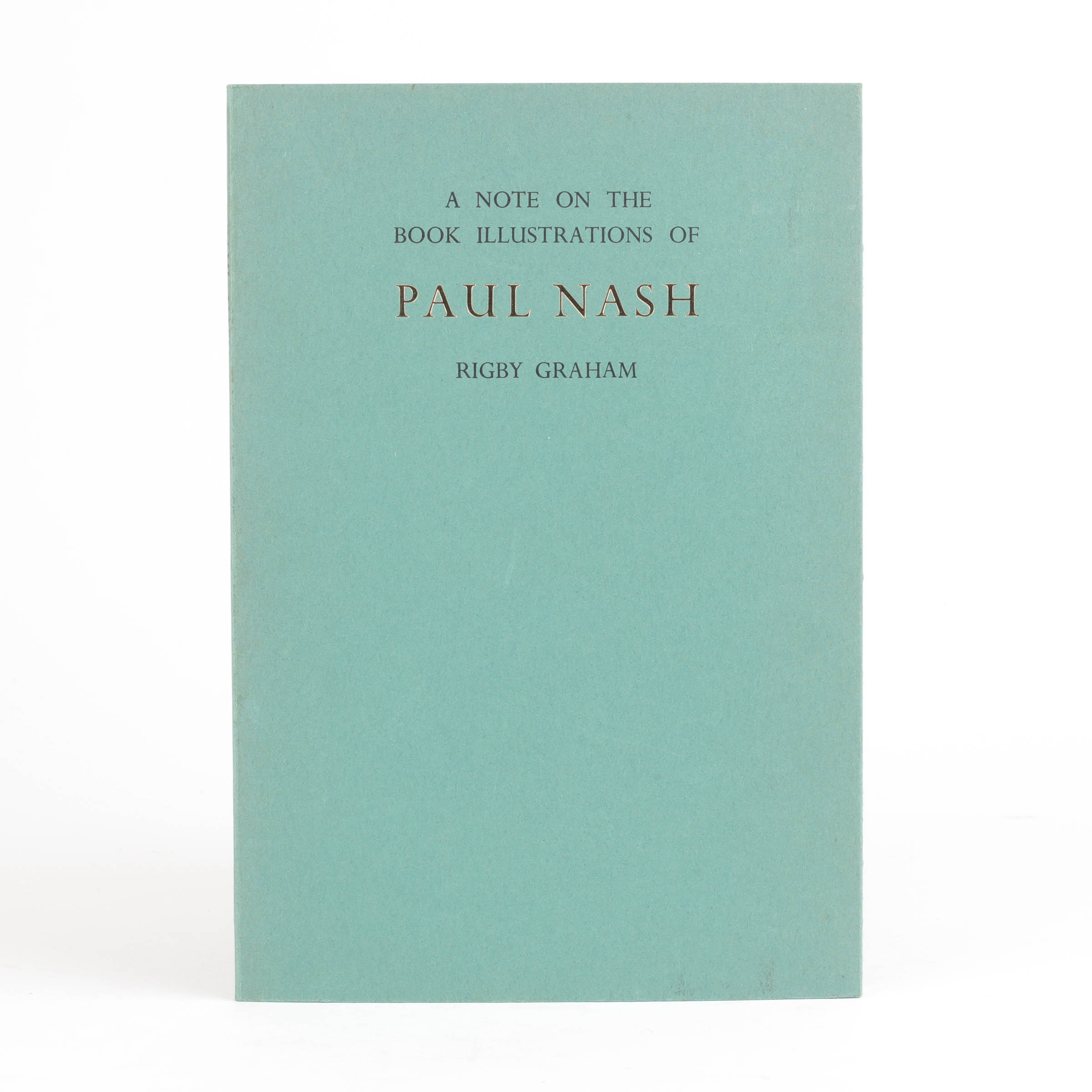 A Note on the Book Illustrations of Paul Nash - , 