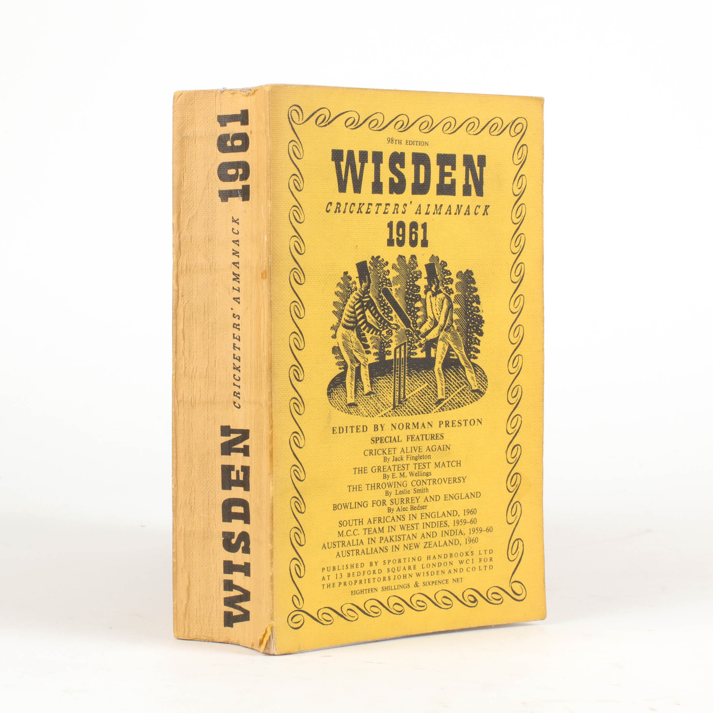 Wisden's Cricketers' Almanack 1961 - , 